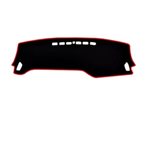 CIENUWPD Auto Dashboard Abdeckung Center Console Protector Teppich Dashmat Sonnenschutz Zubehör für JAC JS6 Sehol QX 2021-2025(Right-Black) von CIENUWPD