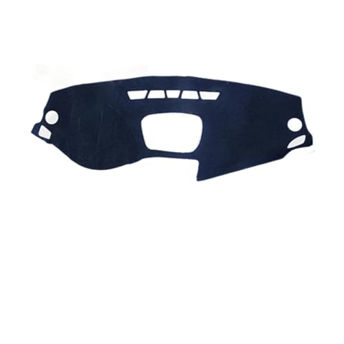 CIENUWPD Auto Dashboard Abdeckung Center Console Protector Teppich Dashmat Sonnenschutz Zubehör für Renault Megane 3 III MK3 2008-2015(Left-Blue) von CIENUWPD