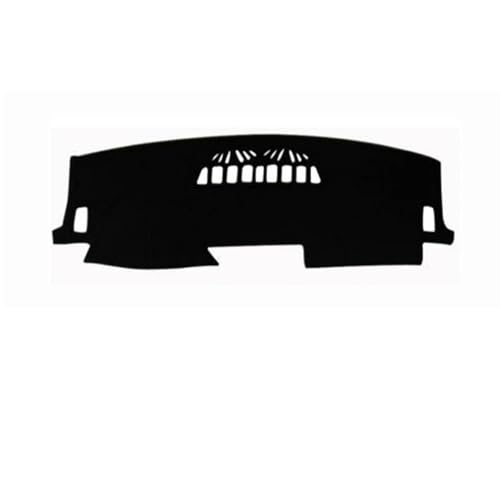 CIENUWPD Auto Dashboard Abdeckung Dash Matte Teppich Teppich LHD RHD 2 Schichten Sonnenschirm Auto Cape für Audi A4 B6 B7 2002 2003 2004 2005 2006 2007 2008(RHD Black) von CIENUWPD