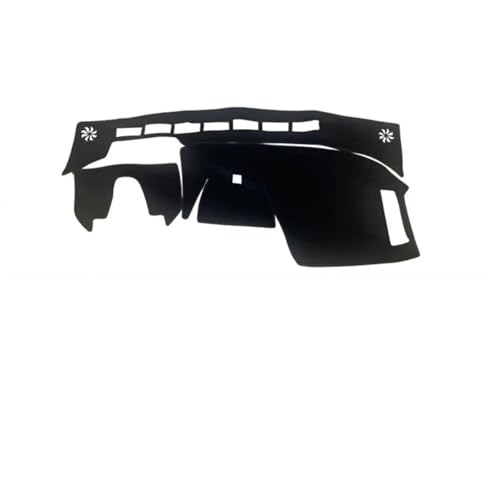 CIENUWPD Auto Dashboard Abdeckung Dash Matte Vermeiden Licht Pad Zubehör Anti-Uv Fall Teppich für Toyota BZ4X EA10 für Subaru Solterra 2022 2023 2024(Left-Black) von CIENUWPD