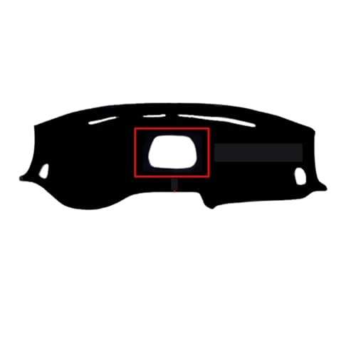 CIENUWPD Auto Dashboard Abdeckung DashMat Teppich Cape RHD LHD Konsole Protector Sonnenschutz Automobil Anti-Uv für Hyundai Tucson 2019 2020 2021(Black RHD NO Speaker) von CIENUWPD
