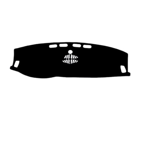 CIENUWPD Auto Dashboard Abdeckung DashMat Teppich RHD LHD Konsole Protector Auto Sonnenschutz für Land Rover Discovery Sport 2015-2019 2020 2021(Black Right) von CIENUWPD