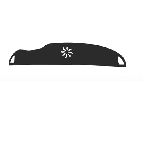 CIENUWPD Auto Dashboard Abdeckung DashMat Vermeiden Licht Pad Zubehör Anti-UV Fall Teppich Zubehör für Mercedes-Benz Smart #1#3 2022-2025(Right-Red) von CIENUWPD