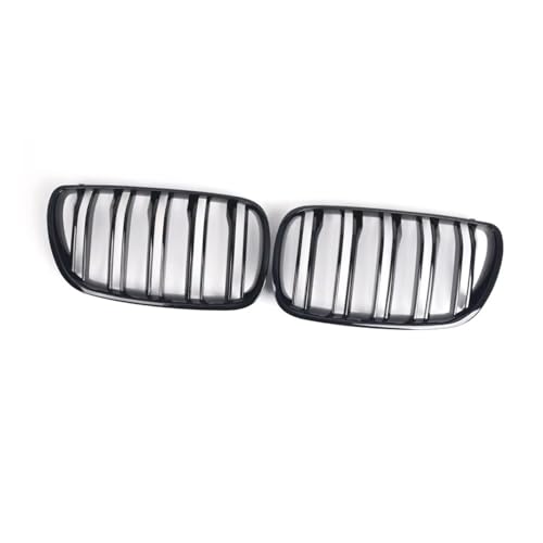 CIENUWPD Auto Frontstoßstange Nierengrill Glänzend Schwarz Racing Grills für BMW E83 X3 2007 2008 2009 2010 51113420087 51113420088(Double Line) von CIENUWPD