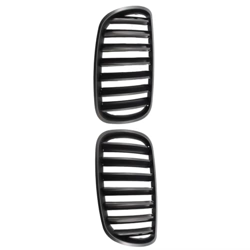 CIENUWPD Auto Frontstoßstange Nierengrill Glänzend Schwarz Racing Grills für BMW E83 X3 2007 2008 2009 2010 51113420087 51113420088(Matte Black) von CIENUWPD