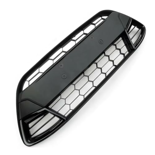 CIENUWPD Auto Frontstoßstangengrill Unterer Grill Mittelgrill Mesh Panel Grill für Ford Fiesta MK7 2008 2009 2010 2011 2012 2013(with Black) von CIENUWPD