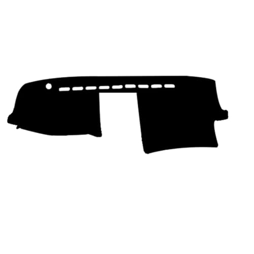 CIENUWPD Auto Innere Armaturenbrett Abdeckung Auto Dash Matte Teppich Cape Sonnenschutz Dashmat Pad für Geely Emgrand EC7 EC715 EC718 2009-2016(Style 1 Black LHD) von CIENUWPD