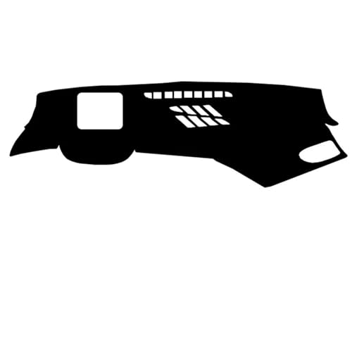 CIENUWPD Auto Innere Armaturenbrett Abdeckung Auto Dash Matte Teppich Cape Sonnenschutz Dashmat Pad für Geely Tugella FY11 2019 2020 2021 2022 2023 2024(Black RHD No HUD) von CIENUWPD