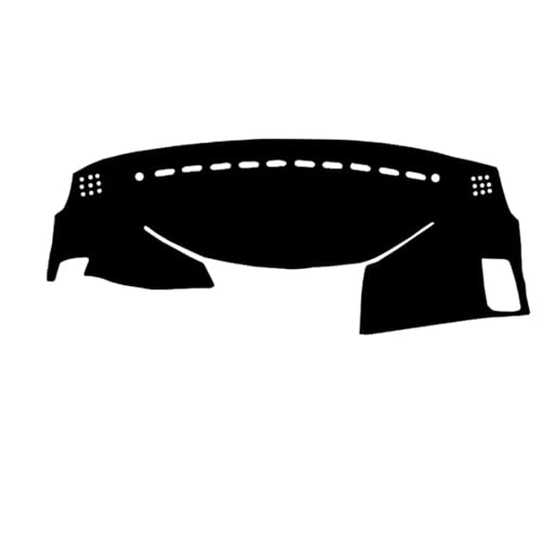 CIENUWPD Auto Innere Armaturenbrett Abdeckung Auto Dash Matte Teppich Cape Sonnenschutz Dashmat Pad für SsangYong Rodius 2007-2018(Black RHD Style A) von CIENUWPD