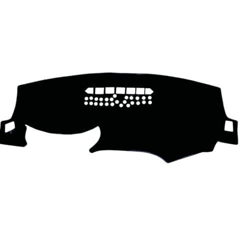 CIENUWPD Auto Innere Dashboard Abdeckung Auto Dash Matte Teppich Sonnenschutz Dashmat Teppich Kissen für Peugeot 308 308SW 308GTI T9 2014-2019 2020(Black RHD) von CIENUWPD
