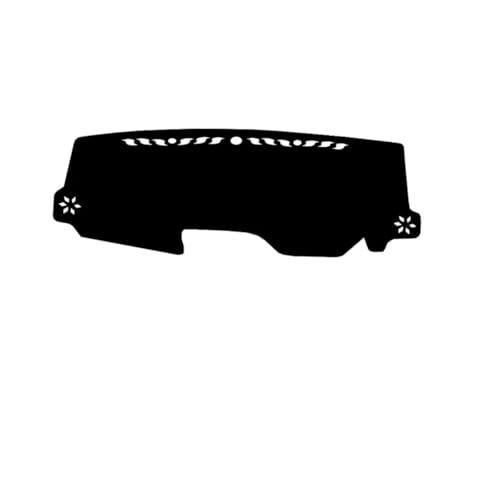 CIENUWPD Auto Innere Dashboard Abdeckung Center Console Protector Teppich Dashmat Sonnenschutz Zubehör für Toyota Avanza Veloz 2023 2024(Right-Black) von CIENUWPD