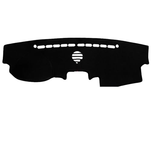 CIENUWPD Auto Innere Dashboard Abdeckung Dash Matte Cape Teppich Dashmat Pad Kissen 2 Schichten LHD RHD für Kia Sorento 2009 2010 2011 2012(LHD-Black-No-Speaker) von CIENUWPD
