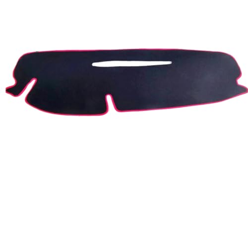 CIENUWPD Auto Innere Dashboard Abdeckung Links Hand Stick Dashmat Pad Dashboard Abdeckung Teppich Dash Matte Kissen Anti-Sonne für Dacia Duster 2011(Red) von CIENUWPD