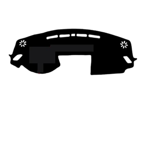 CIENUWPD Auto Innere Dashboard Abdeckung Protector Dash Matte Teppich Cape Sonnenschutz Pad Kissen für Mitsubishi Eclipse Cross 2018 2019 2020 2021(Black LHD No HUD) von CIENUWPD