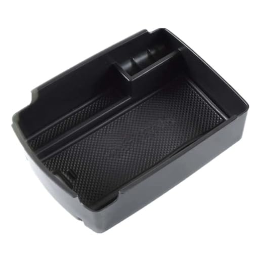 CIENUWPD Auto Mittelarmlehne Aufbewahrungsbox Behälter Halter Ablage Innenzubehör für KIA Sportage KX5 QL at 2016 2017 2018 2019(Black) von CIENUWPD