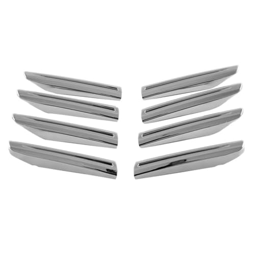 CIENUWPD Auto Racing Grid Grille Abdeckung Trim Vent Grille Außen Zubehör Teile Silber für Toyota Land Cruiser 300 LC300 2022 2023(Silver) von CIENUWPD