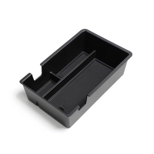 CIENUWPD Center Console Armlehne Storage Box Auto Fach Organisatoren Zubehör Aufräumen Schwarz für BYD Yuan Pro 2024 2025(Yuan PRO Box Black) von CIENUWPD