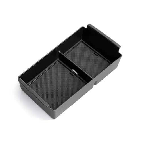 CIENUWPD Center Console Armlehne Storage Box Auto Fach Organisatoren Zubehör Aufräumen Schwarz für Chery Tiggo 8 Pro 2025(Box Black) von CIENUWPD