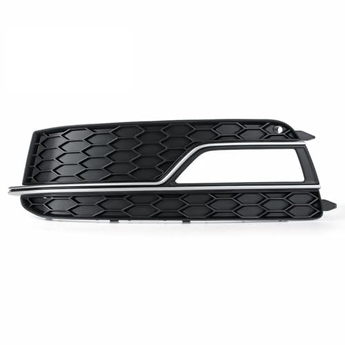 CIENUWPD Chrom Silber Nebel Licht Kühlergrill Abdeckung Front Stoßstange Unteren Grills für Audi A5 S Line S5 2013-2017 8T007681K 8T0807682K(Left) von CIENUWPD