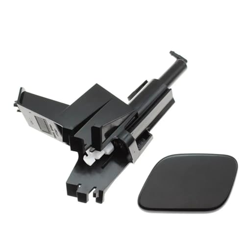 CIENUWPD Frontscheinwerfer-Waschanlage Düse Antrieb Pumpe Scheinwerfer Reinigung Wasser Spray Abdeckung Kappe für Nissan Qashqai J10 2010-2014 28645BR00A(Black LH) von CIENUWPD