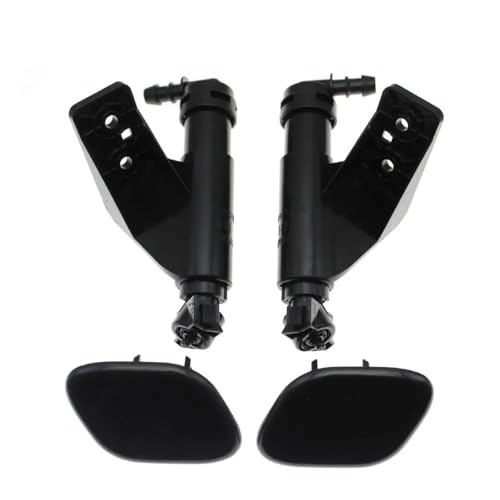 CIENUWPD Frontscheinwerfer-Waschanlage Düse Scheinwerfer Reinigung Sprühpumpe + Abdeckung Kappe für Hyundai Grand Santa Fe San DM 2012 2013 98671-B8000(Set) von CIENUWPD