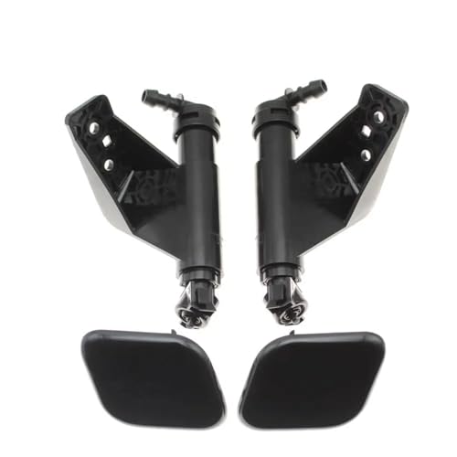 CIENUWPD Frontscheinwerfer-Waschanlage Düse Scheinwerfer Reinigung Sprühpumpe + Abdeckung Kappe für Hyundai Santa Fe DM Grand Fe 2015-2018 98671-2W500(Set) von CIENUWPD