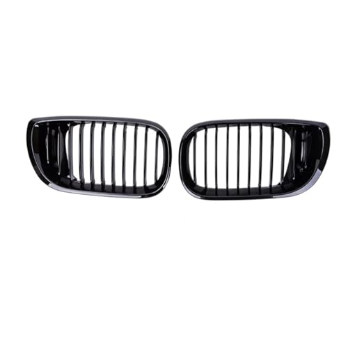 CIENUWPD Glänzend Schwarz Front Niere Einzellamelle Grill Grille Racing Grills für BMW E46 4 Door 4DR 3 Series 320i 325i 330i 2002-2005(Glossy Black) von CIENUWPD