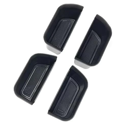 CIENUWPD Innere Auto Tür Armlehne Storage Box Vordertür Griff Organizer Dekoration Tablett Zubehör Teile für JETOUR T2 2023-2024(Black 2023-2024) von CIENUWPD