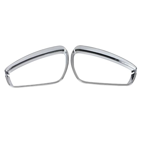 CIENUWPD LHD Auto Rückspiegel Seite Spiegel Refit Regendicht Shell Abdeckung Regen Visier Augenbraue Trim für Volkswagen ID.4 ID4 ID.6 ID6 2021 2023(Chrome Color) von CIENUWPD
