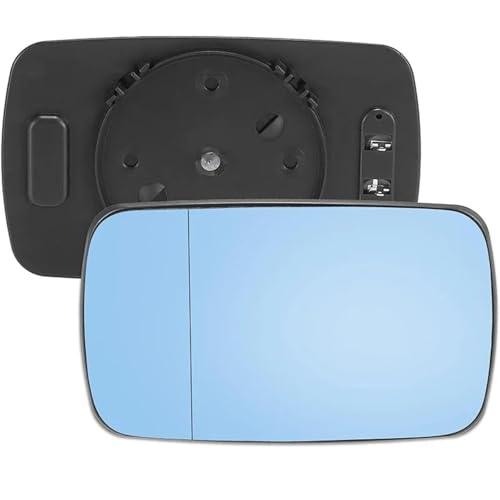 CIENUWPD Links Rechts Rückansicht Objektiv Split Spiegel Beheizte Glas Blau Rückansicht Rückspiegel Limousine für BMW E46 99-05 51168250438(1pc Left) von CIENUWPD