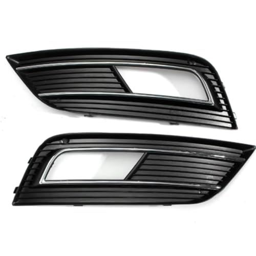 CIENUWPD Paar Auto Front Stoßstange Nebel Licht Grill Grille Nebel Lampe Abdeckung Grill für Audi A4 B8 Quattro 2012 2013 2014 2015 8K0807681K(Pair) von CIENUWPD