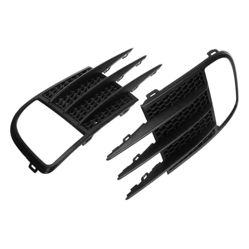 CIENUWPD Paar glänzend schwarz Auto Frontstoßstange Nebelscheinwerfer Kühlergrill Grill Abdeckung für VW Golf MK6 GTD GTI 2009-2013 5K0853665C 5K0853666C(Glossy Black) von CIENUWPD