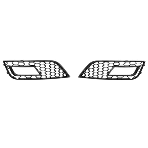 CIENUWPD Schwarze Frontstoßstange Nebelscheinwerferabdeckung Wabengrillteile für A4 B8.5 2013-2016(Black) von CIENUWPD