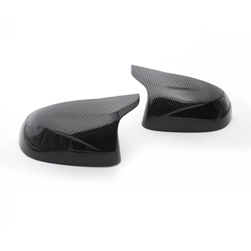 CIENUWPD Schwarze Rückspiegel-Abdeckkappen in Carbonfaser-Optik für BMW X3M F97 X4M F98 2019-2023 X5M F95 X6M F96 2020-2023(1 Set Carbon Pattern) von CIENUWPD