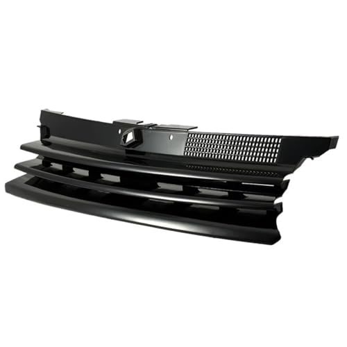 CIENUWPD Schwarzer Autogrill Fronthaubengrill für Volkswagen Golf 4 MK4 GTI R32 1997-2004 1J0853655G(Black) von CIENUWPD