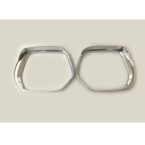 CIENUWPD Stick Hinten Rückspiegel Seite Glas Spiegel Trim Rahmen Regen Schild Sonnenblende Schatten Augenbraue für Honda CRV CR-V 2017 2018 2019 2020 2021(ABS Chrome) von CIENUWPD