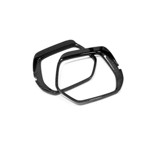 CIENUWPD Stick Hinten Rückspiegel Seite Glas Spiegel Trim Rahmen Regen Schild Sonnenblende Schatten Augenbraue für Honda CRV CR-V 2017 2018 2019 2020 2021(Carbon Fiber) von CIENUWPD