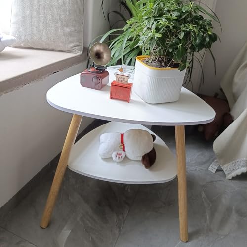 CIFIEXUE Couchtisch In Der Mitte, Rechteckiger Cocktailtisch Aus Holz, Schlichter Und Moderner Cocktailtisch In Der Mitte, Stabil Und Einfach Zu Montieren, Dreieckiges Design Für Eine Stabilere Platzi von CIFIEXUE