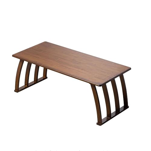 CIFIEXUE Japanischer Couchtisch Aus Bambus, Stabiles Stativ, Klare Textur, Geeignet Für Schlafzimmer, Balkon/Brown/70 * 37 * 30Cm von CIFIEXUE
