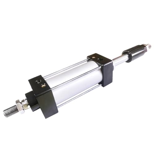 SCJ Einstellbarer Standardzylinder SC32/-50/63/80-mm-Bohrluft Pneumatische Zylinderwerkzeuge Big Thrust Kolben 25/50/75/100/200mm Strich(Stroke 100-50,Bore 50mm) von CIFKH