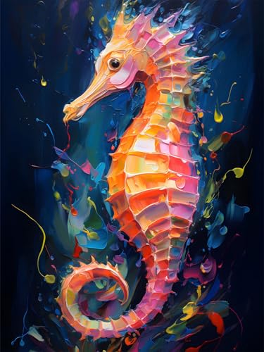 CIGAA 5D Diamond Painting Set für Erwachsene – DIY Diamantmalerei Kits als Geschenk – Kreatives Bastelset für Vater und Erwachsene – Funkelnde Wanddekoration 30x40 cm von CIGAA