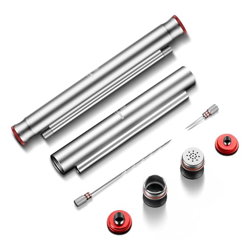 CIGARLOONG Zigarrenröhre Portable 5-in-1 mit doppelter Größe Zigarre Punch & Twin Nubber & Zigarrenhalter & Draw Enhancer, Feuchtigkeit Multifunktions-Legierung Rohr für Zigarrenliebhaber (Silber) CIGARLOONG Zigarrenröhre Portable 5-in-1 mit doppelter Größe Zigarre Punch & Twin Nubber & Zigarrenhalter & Draw Enhancer, Feuchtigkeit Multifunktions-Legierung Rohr für Zigarrenliebhaber (Silber) von CIGARLOONG