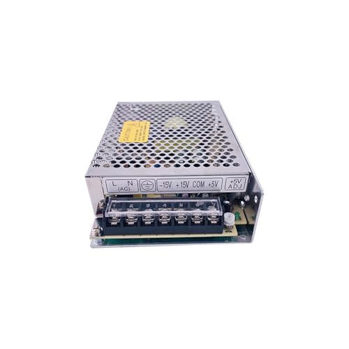 CIJIAOPOYU T-60W Schaltnetzteil mit DREI Ausgängen -5 V, 12 V, 15 V, 24 V, 1 A, 2 A, 0,5 A, Gruppenausgang T-60 A/B/C/D(T-60C) von CIJIAOPOYU