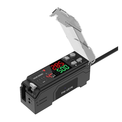Farbsensor FW-V21N Erkennung Koaxialsonde RGB Lichtquelle Photoelektrisch 8-Kanal Farberkennung(FW-V21NandFW-H35) von CIJIAOPOYU