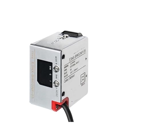 Lange abstand weiß licht farbe mark sensor licht spot einstellbar 0-500mm farbe trennung farbe anerkennung geeignet(E3NX-BW02NP-05) von CIJIAOPOYU