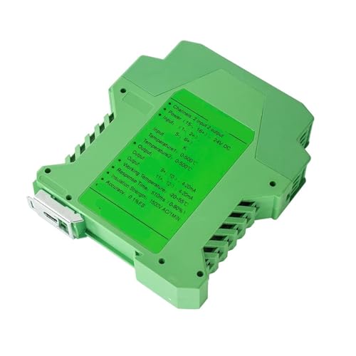 Temperaturtransmitter 0–1000 °C bis 4–20 mA 0–10 V Thermoelement Typ K DIN 1-in 1-out 0–10 V 0–5 V TC Temperaturkonverter(1 in 2 out 0-5V) von CIJIAOPOYU