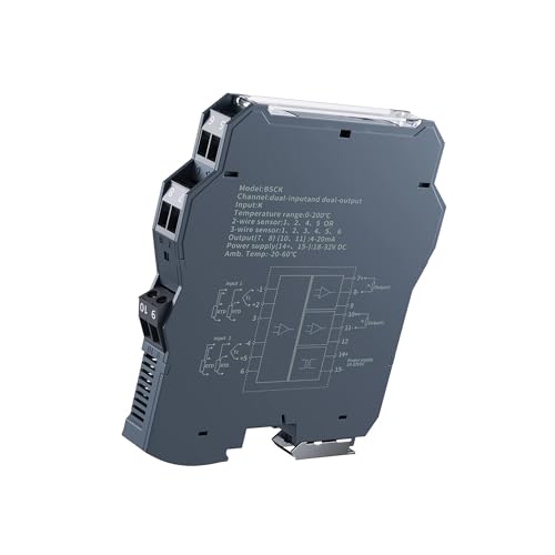 Temperaturtransmitter 4-20 mA 0-10 V RS485 1 In 1 Out Temperatursensor 0-100 ℃ 0-200 ℃ -50-200 ℃ PT100-Konverter(0-300C to 0-5V) von CIJIAOPOYU