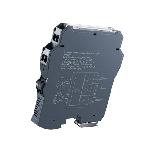 Temperaturtransmitter PT100 0–100 °C 0–200 °C PT100 4–20 mA 0–10 V 0–5 V RS485 1-Eingang 2-Ausgang Konverter(0-100C to 0-10V) von CIJIAOPOYU