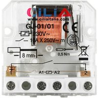 CILIA Stromstoßschalter Relais für Montage in Unterputzdose, 230 VAC, 1 Schließkontakt, 10 A CILIA Stromstoßschalter Relais für Montage in Unterputzdose, 230 VAC, 1 Schließkontakt, 10 A von CILIA