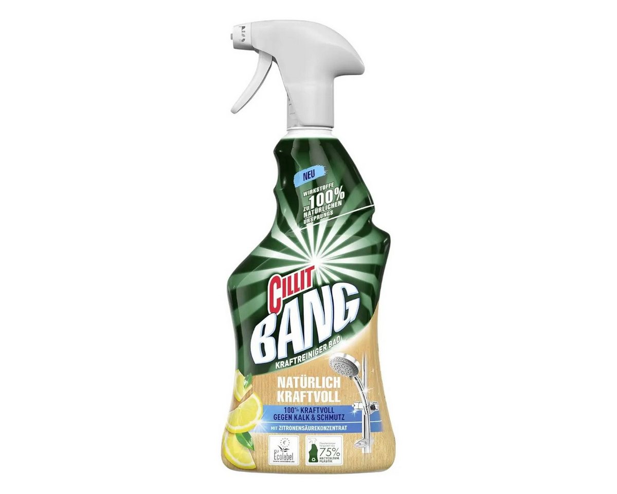 CILLIT BANG CILLIT BANG Badreiniger Kraftreiniger NatürlichKraftvoll Spray 750ml Badreiniger (1-St) von CILLIT BANG